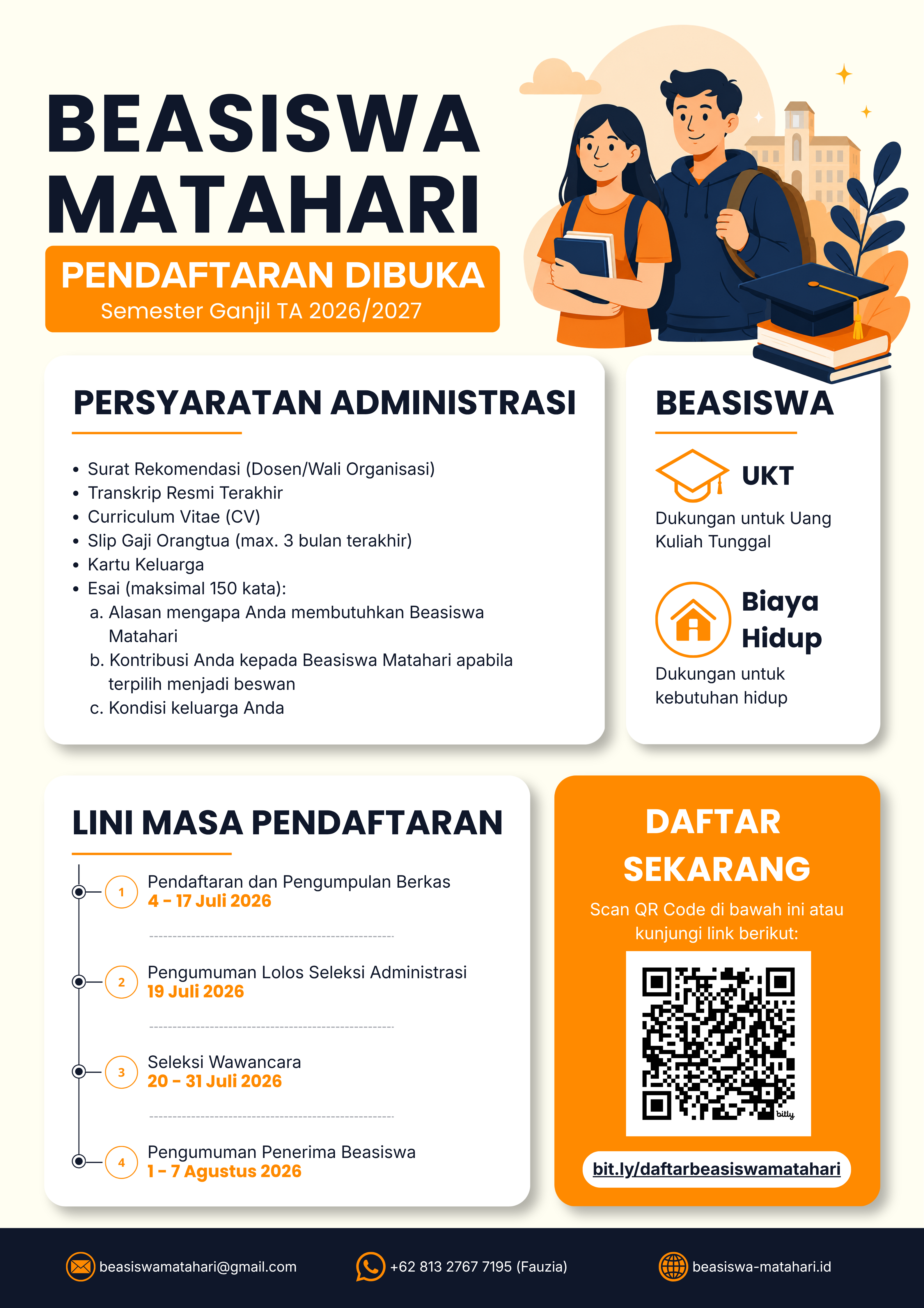 Poster Beasiswa Matahari periode 16