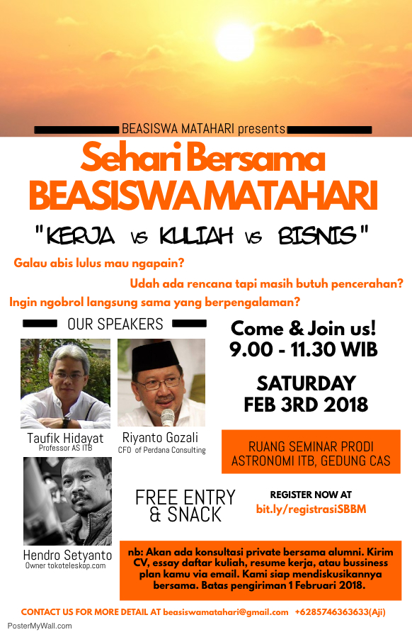 Kegiatan Beasiswa Matahari bersama alumni